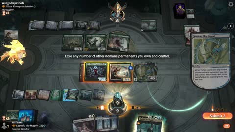 Watch MTG Arena Video Replay - Lagrella, the Magpie by saitama VS Nissa, Resurgent Animist by WingedKuriboh - Historic Brawl