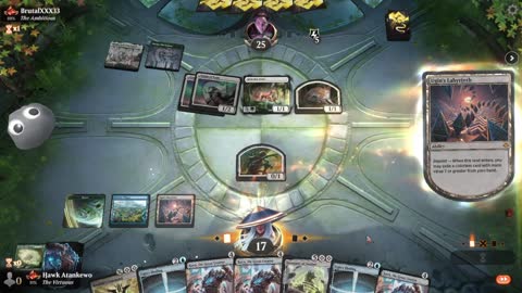 Watch MTG Arena Video Replay - Simic Control by Hawk Atankewo VS Selesnya Aggro by BrutalXXX33 - Historic Ranked
