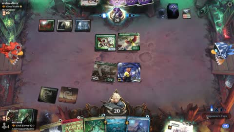 Watch MTG Arena Video Replay - Thrasios, Triton Hero by saitama VS Najeela, the Blade-Blossom by scuba-diver - Historic Brawl