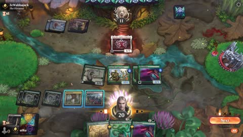 Watch MTG Arena Video Replay - Mono Green Aggro by utku VS Boros Control by ZeWabbajack - Standard Ranked