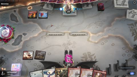 Watch MTG Arena Video Replay - Boros Midrange by GBThundaII VS Boros Aggro by Historian - MWM Standard Pauper