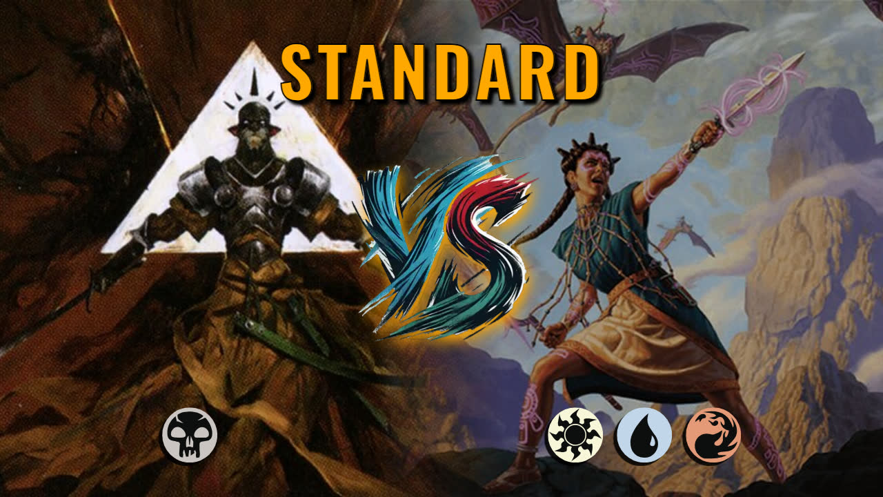 Watch MTG Arena Standard Video - Mono Black Midrange by Yhwach VS Jeskai Aggro by DevixSG - eb0b93