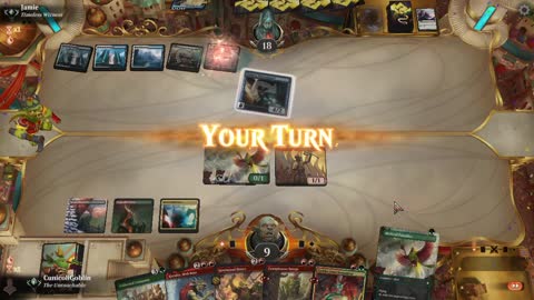 Watch MTG Arena Video Replay - Gruul Aggro by CunicoliGoblin VS Azorius Midrange by Jamie - Traditional Historic Ranked