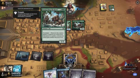 Watch MTG Arena Video Replay - Dimir Midrange by DamienF16 VS Abzan Midrange by bkaotic - Premier Draft