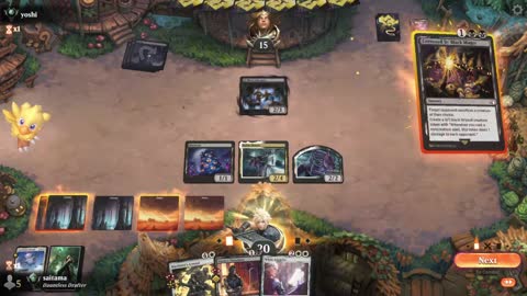 Watch MTG Arena Video Replay - Orzhov Midrange by saitama VS Mono Black Midrange by yoshi - Premier Draft