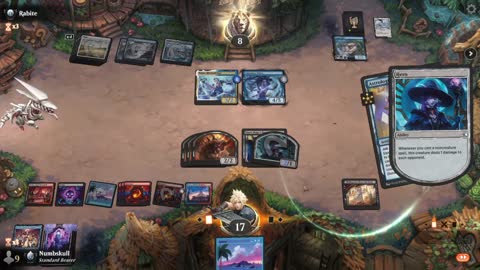 Watch MTG Arena Video Replay - Grixis Midrange by Numbskull VS Azorius Midrange by Rabite - Premier Draft