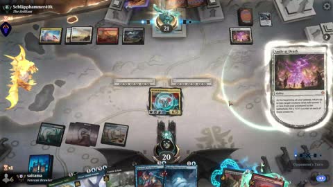Watch MTG Arena Video Replay - UBRG Midrange by saitama VS Mardu Midrange by Schläpphammer40k - Premier Draft Ranked
