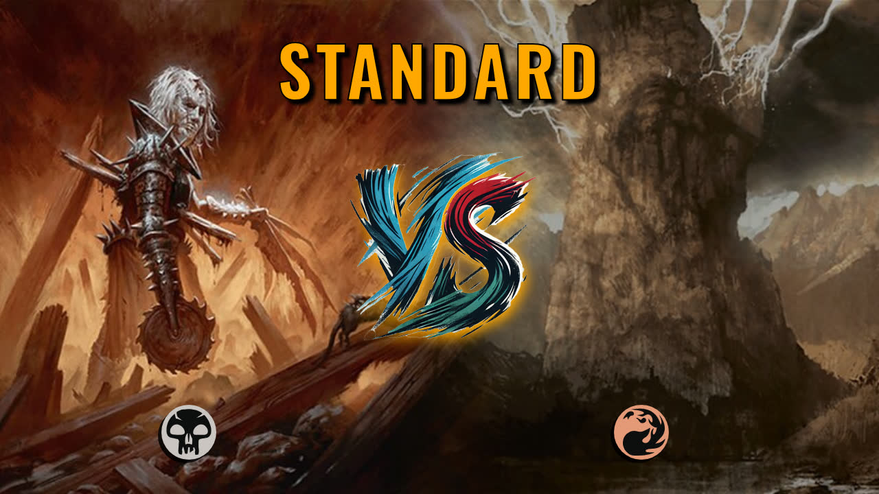 Watch MTG Arena Standard Video - Mono Black Midrange by Numbskull VS Mono Red Aggro by CrankyLobster - 448c30