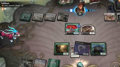Watch MTG Arena Video Replay - Thalia and The Gitrog Monster by saitama VS Calix, Destiny's Hand by Solidous - Historic Brawl
