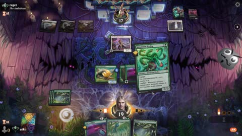Watch MTG Arena Video Replay - Mono Green Aggro by utku VS Orzhov Aggro by rager - Standard Ranked