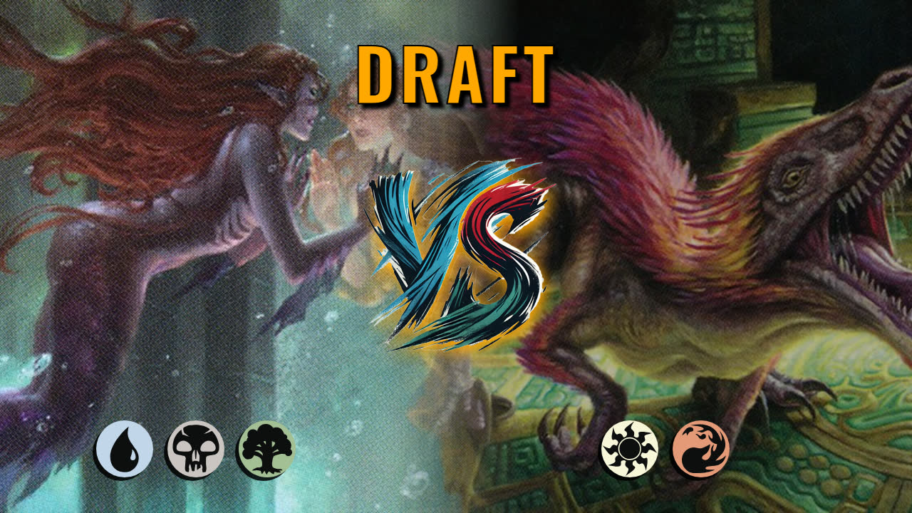 Watch MTG Arena Draft Video - Sultai Midrange by DamienF16 VS Boros Aggro by Kromai - f0849a