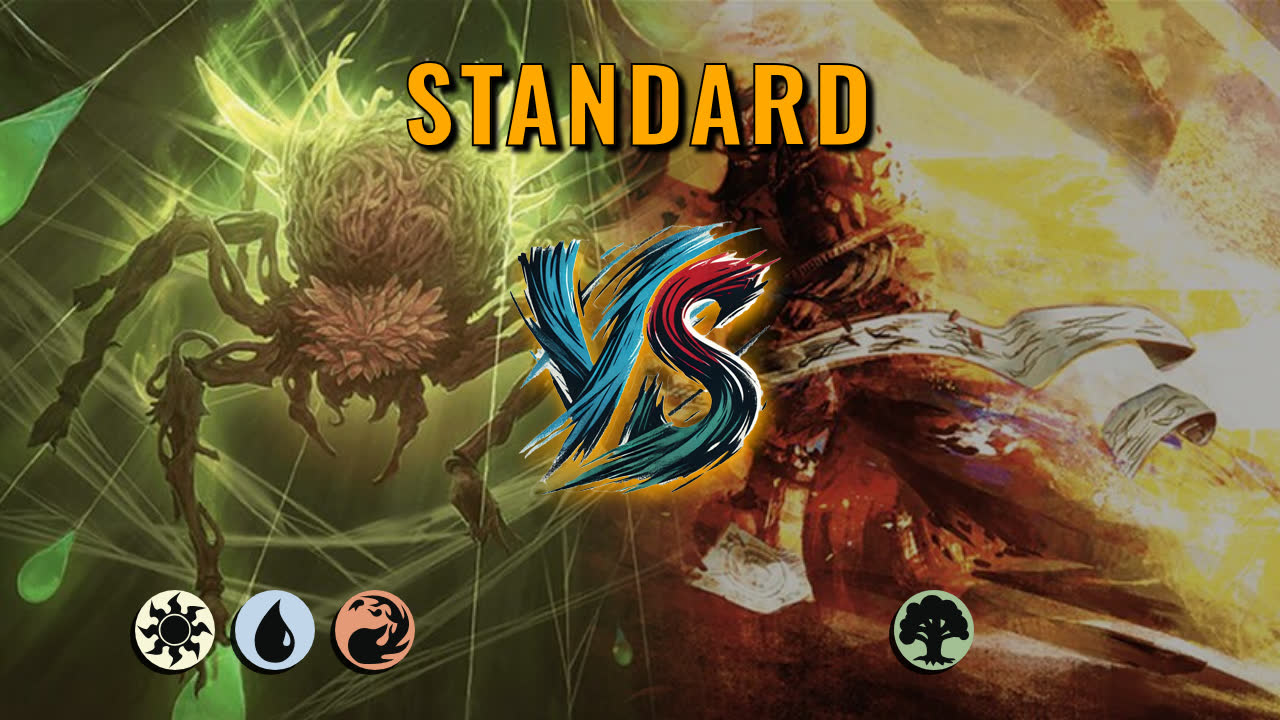 Watch MTG Arena Standard Video - Jeskai Control by DamienF16 VS Mono Green Midrange by Aethylwyn - 0f54a4