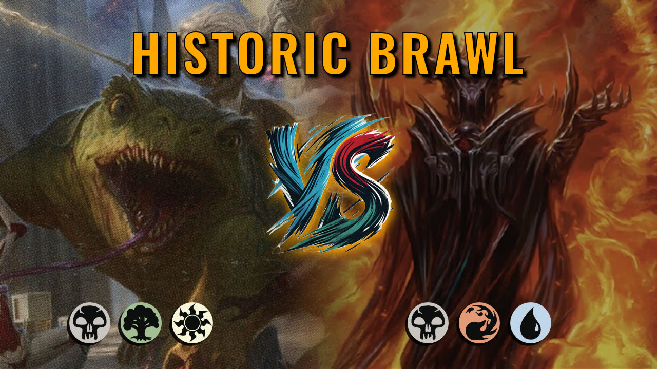 Watch MTG Arena Historic Brawl Video - Thalia and The Gitrog Monster by saitama VS Sauron, the Dark Lord by Professor_A - 50d6a5