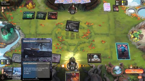 Watch MTG Arena Video Replay - Dimir Midrange by CunicoliGoblin VS Grixis Midrange by Cecco - Traditional Historic Play