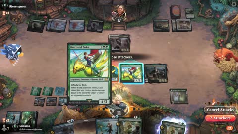Watch MTG Arena Video Replay - Sultai Midrange by saitama VS Abzan Midrange by Riesengnom - Premier Draft