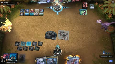 Watch MTG Arena Video Replay - Yuriko, the Tiger's Shadow by saitama VS Narset Transcendent by Bigcaltoon - Historic Brawl