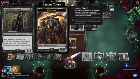 Watch MTG Arena Video Replay - Y'shtola, Night's Blessed by Warped Concept VS Ayara, First of Locthwain by K_errigan - Historic Brawl