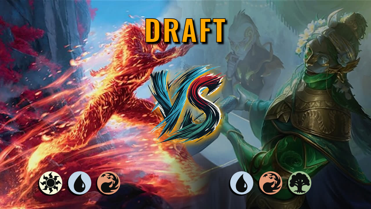 Watch MTG Arena Draft Video - Jeskai Midrange by Numbskull VS Temur Midrange by jdrc4 - c5882d
