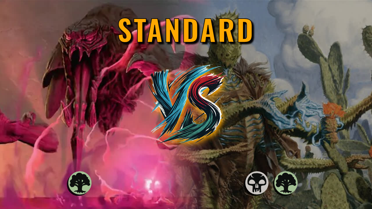 Watch MTG Arena Standard Video - Mono Green Aggro by CunicoliGoblin VS Golgari Midrange by engdaniellopes - 643d99