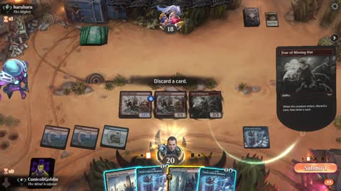 Watch MTG Arena Video Replay - Izzet Cauldron by CunicoliGoblin VS Mono Green Midrange by haruharu - Standard Ranked