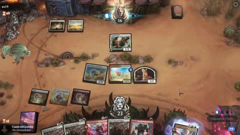 Watch MTG Arena Video Replay - Boros Aggro by CunicoliGoblin VS Mono White Aggro by ax19 - Alchemy Play