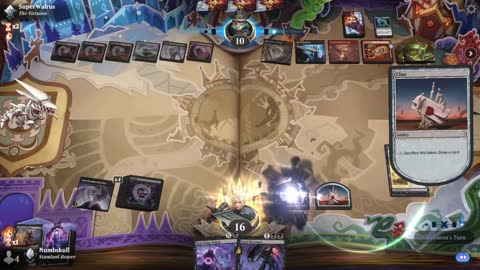 Watch MTG Arena Video Replay - Mono Black Midrange by Numbskull VS Rakdos Midrange by SuperWalrus - Traditional Standard Ranked
