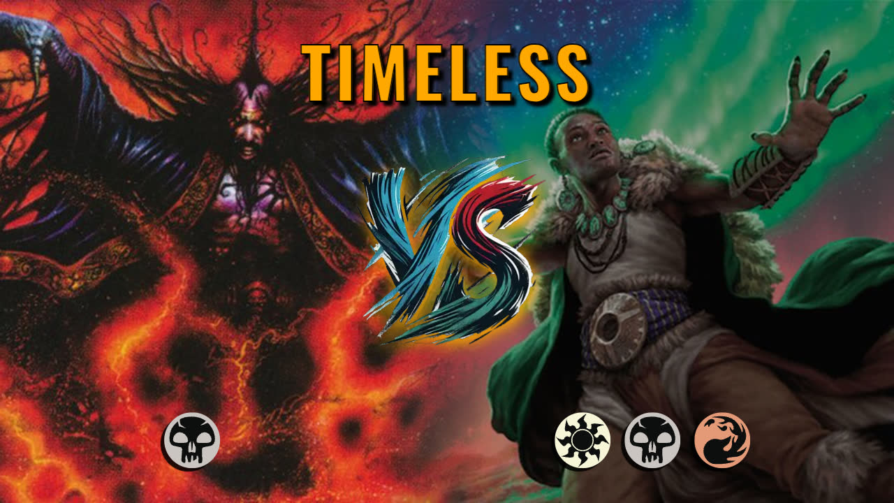 Watch MTG Arena Timeless Video - Mono Black Midrange by MaremmanFurioso VS Mardu Aggro by xS0ulBlackx - ede2cf