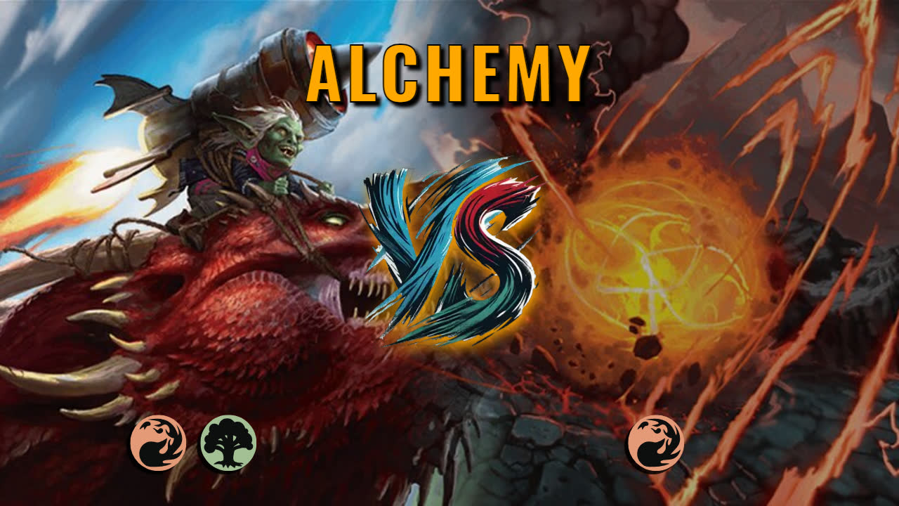 Watch MTG Arena Alchemy Video - Gruul Aggro by CunicoliGoblin VS Mono Red Aggro by tormet - 7396a2