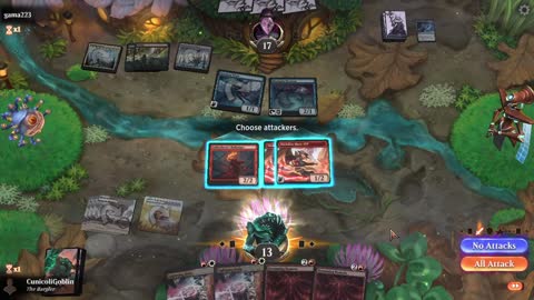 Watch MTG Arena Video Replay - Boros Aggro by CunicoliGoblin VS Dimir Midrange by gama223 - Standard Play