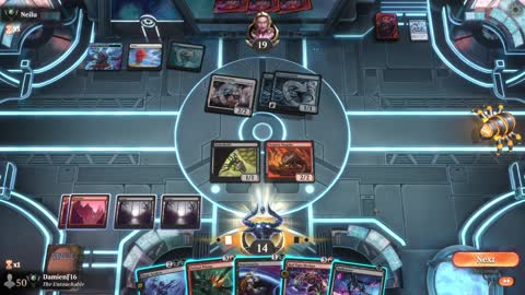 Watch MTG Arena Video Replay - Grixis Aggro by DamienF16 VS Azorius Midrange by Neilu - Premier Draft