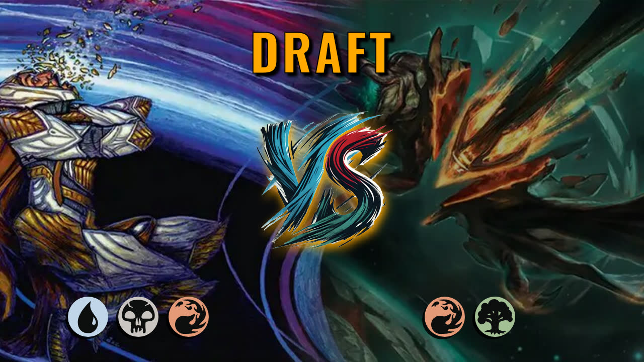 Watch MTG Arena Draft Video - Grixis Aggro by DamienF16 VS Gruul Midrange by qtasky - d04a73