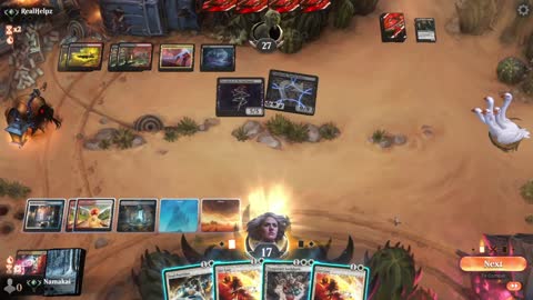 Watch MTG Arena Video Replay - Jeskai Control by Namakai VS Rakdos Midrange by RealHelpz - Traditional Standard Ranked