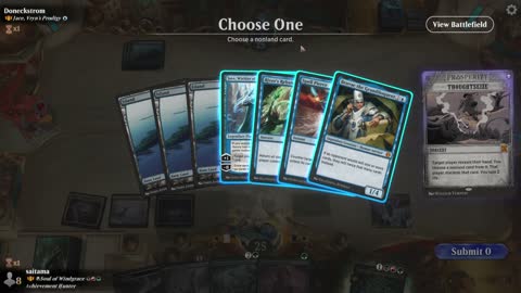 Watch MTG Arena Video Replay - A-Soul of Windgrace by saitama VS Jace, Vryn's Prodigy by Doneckstrom - Historic Brawl