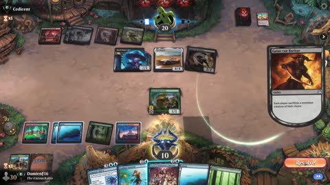 Watch MTG Arena Video Replay - Simic Midrange by DamienF16 VS Mardu Midrange by Cedicent - Premier Draft