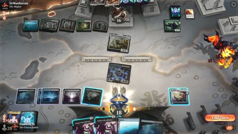 Watch MTG Arena Video Replay - Dimir Control by DamienF16 VS WUBG Control by DrManhattan - Traditional Standard Ranked