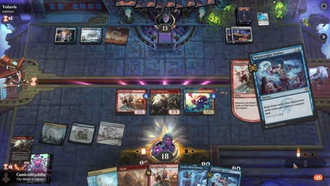 Watch MTG Arena Video Replay - Izzet Midrange by CunicoliGoblin VS Azorius Control by Voluvis - Standard Event