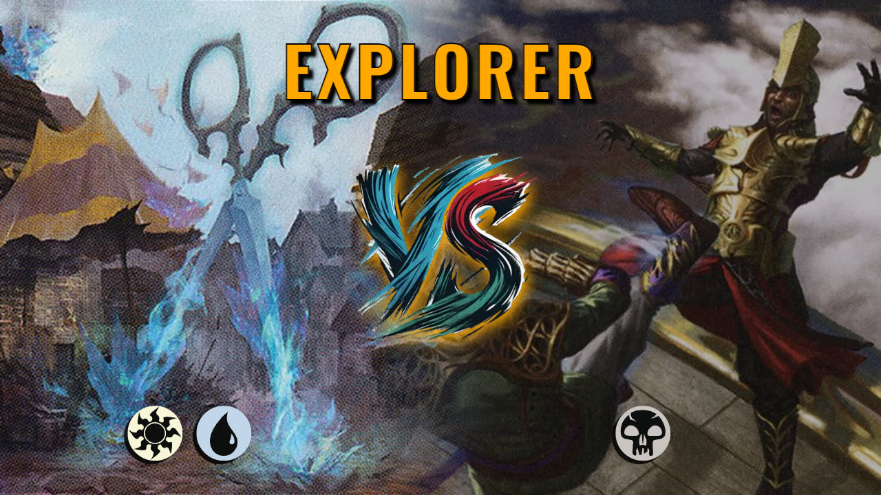 Watch MTG Arena Pioneer Video - Azorius Aggro by Khat VS Mono Black Midrange by Condell - 209986