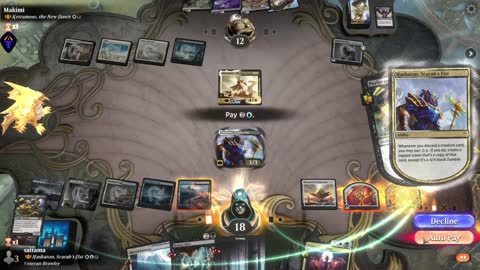 Watch MTG Arena Video Replay - Hashaton, Scarab's Fist by saitama VS Ketramose, the New Dawn by Makimi - Historic Brawl