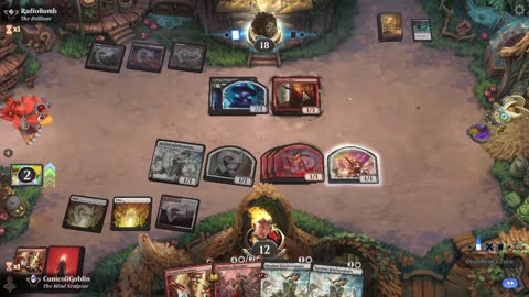 Watch MTG Arena Video Replay - Boros Aggro by CunicoliGoblin VS Rakdos Midrange by RadioBomb - Standard Ranked