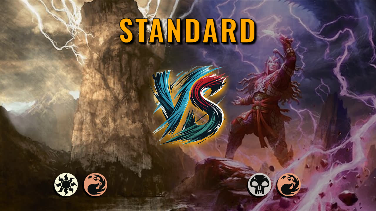Watch MTG Arena Standard Video - Boros Aggro by CunicoliGoblin VS Rakdos Midrange by RadioBomb - 4571e9