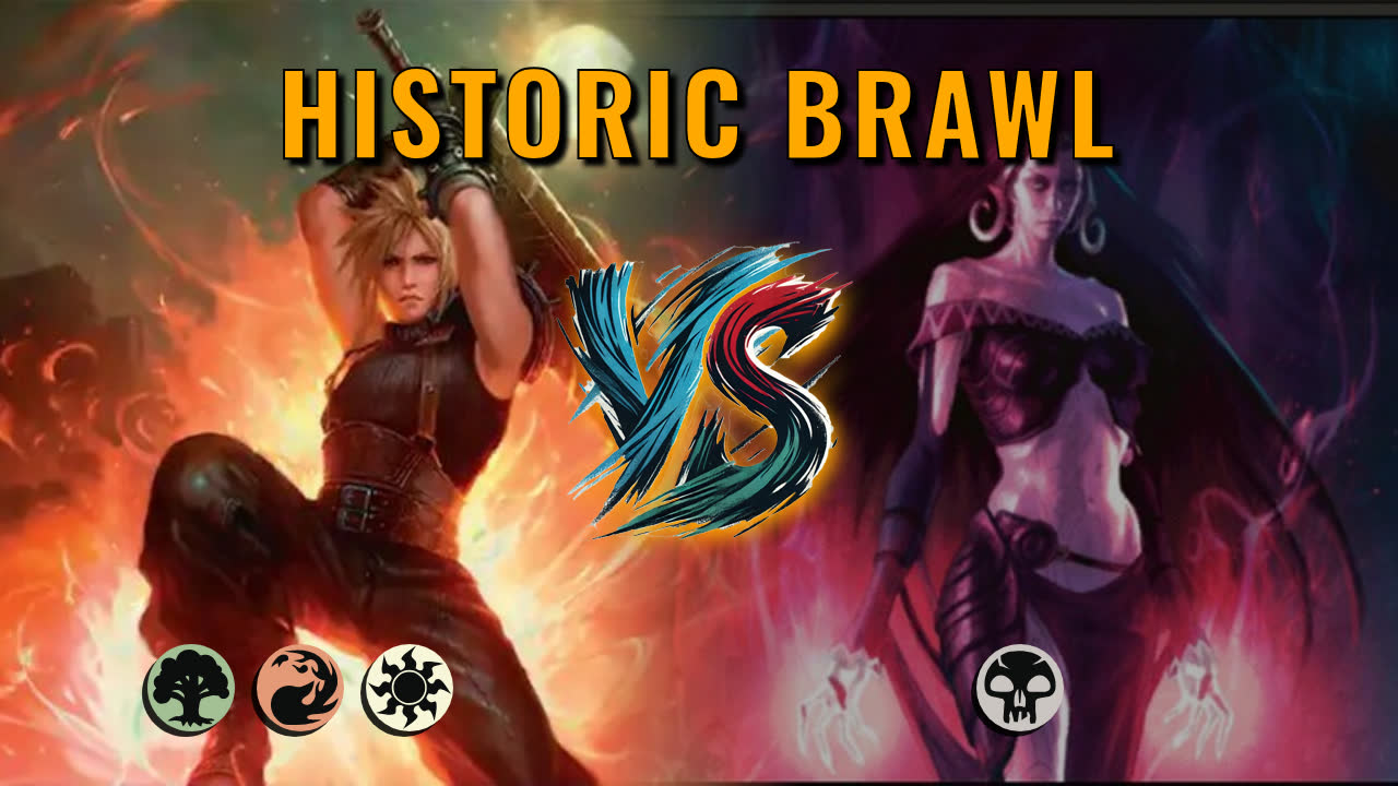 Watch MTG Arena Historic Brawl Video - Cloud, Ex SOLDIER by saitama VS Liliana of the Dark Realms by CardDropper - 1452a2
