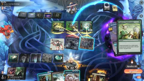 Watch MTG Arena Video Replay - Yuriko, the Tiger's Shadow by saitama VS Azusa, Lost but Seeking by Burka - Historic Brawl