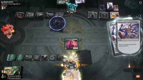Watch MTG Arena Video Replay - Azusa, Lost but Seeking by saitama VS Kefka, Court Mage by justlimited123 - Historic Brawl