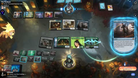 Watch MTG Arena Video Replay - Azusa, Lost but Seeking by saitama VS Stenn, Paranoid Partisan by The Seabass - Historic Brawl
