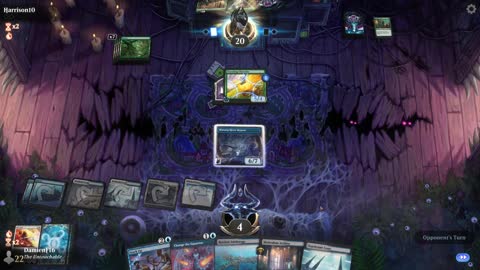 Watch MTG Arena Video Replay - Azorius Control by DamienF16 VS Mono Green Aggro by Harrison10 - Traditional Standard Qualifier Play-In