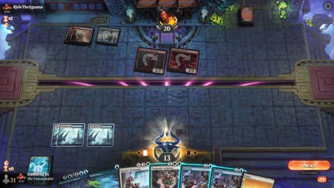 Watch MTG Arena Video Replay - Azorius Midrange by DamienF16 VS Izzet Aggro by RideTheIguana - Traditional Standard Ranked