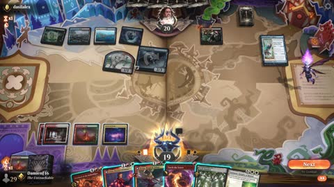 Watch MTG Arena Video Replay - Naya Midrange by DamienF16 VS Esper Aggro by dasilalex - Traditional Standard Ranked