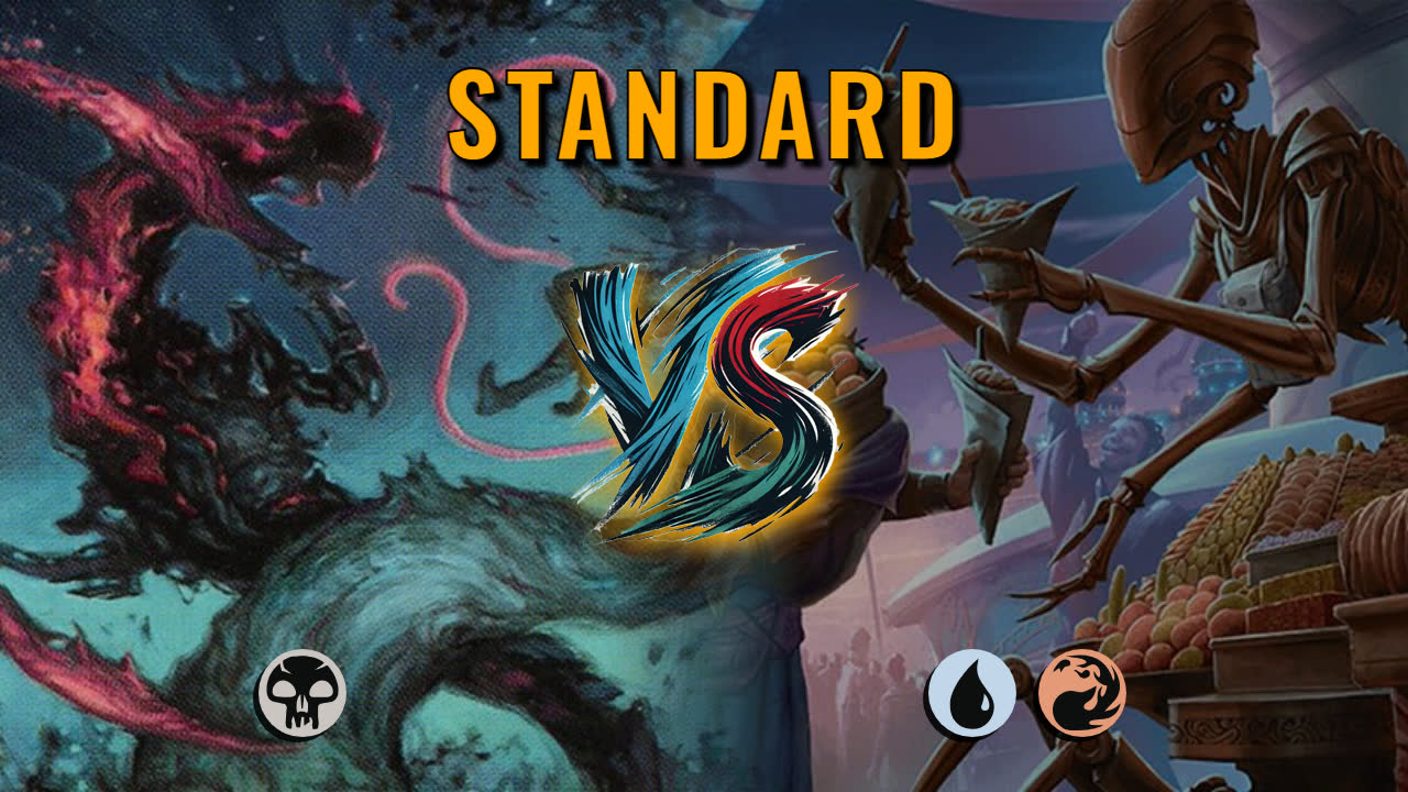 Watch MTG Arena Standard Video - Mono Black Aggro by Numbskull VS Izzet Control by Shogaku - e678cf