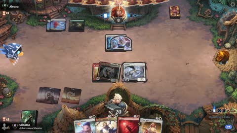 Watch MTG Arena Video Replay - Boros Aggro by saitama VS Selesnya Midrange by Aleura - Premier Draft