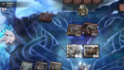 Watch MTG Arena Video Replay - Azorius Aggro by Khat VS Mono Red Aggro by Topher - Pioneer Ranked